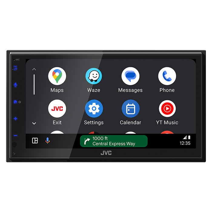 AppRadio JVC KW-M695DBW Apple Carplay e Android Auto