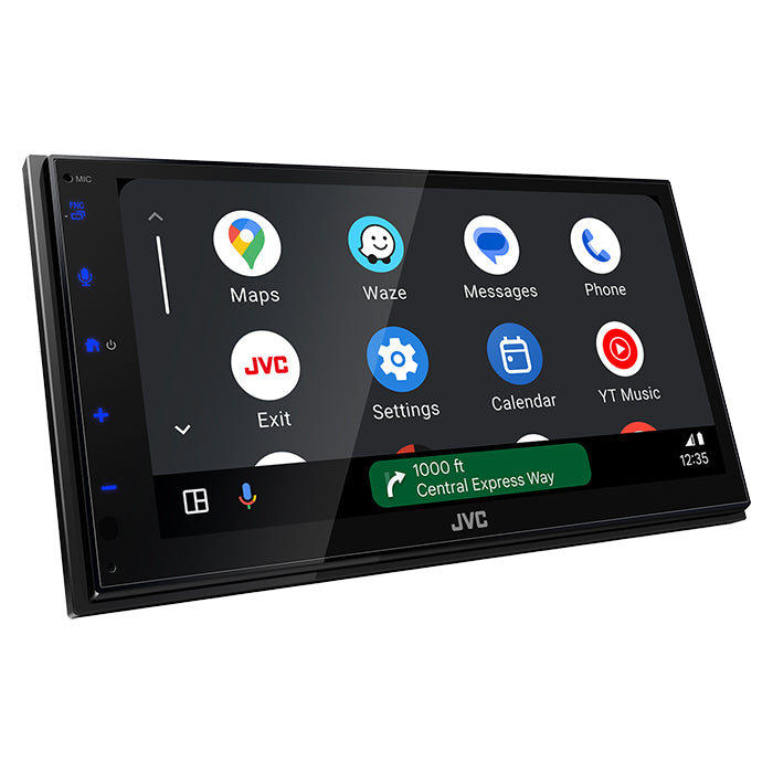 AppRadio JVC KW-M695DBW Apple Carplay e Android Auto