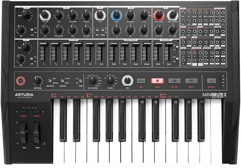 Artruia Minibrute-2 Analog Synthesizer (Black)