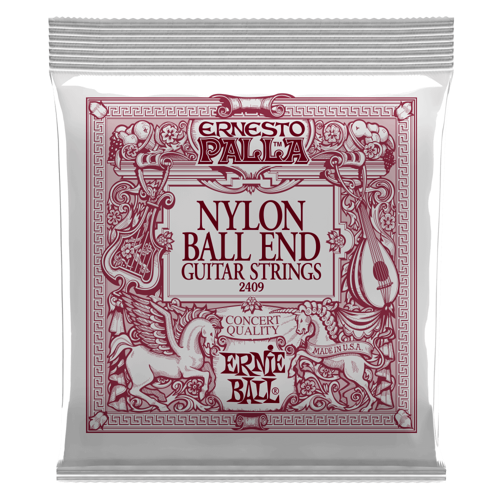 Ernie Ball Ernesto Palla Black Nylon Gold Ball Corde per Chitarra (Klassisk)