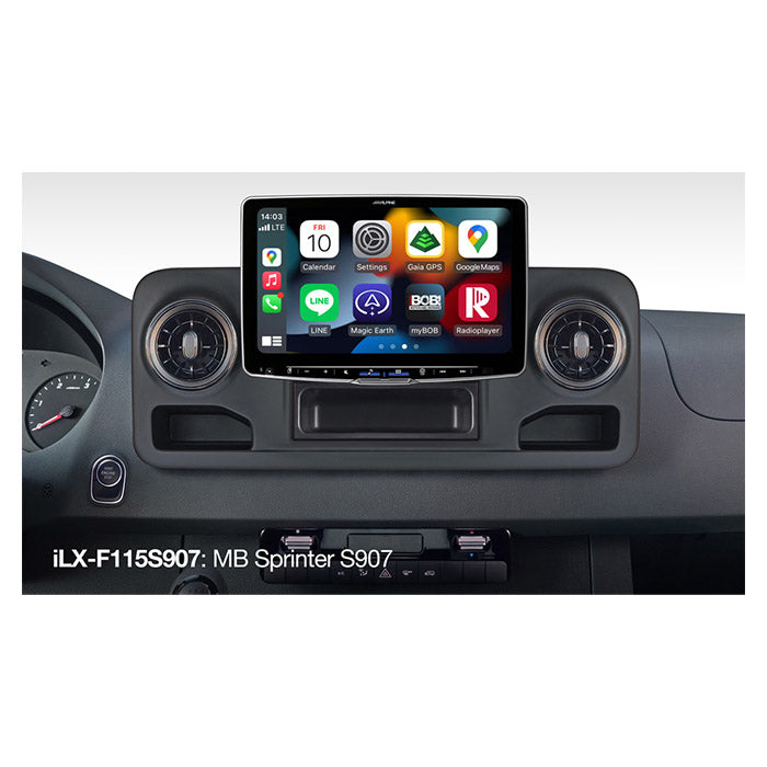 Alpine ILX-F115S907 bundle per Halo11 per Sprinter S907