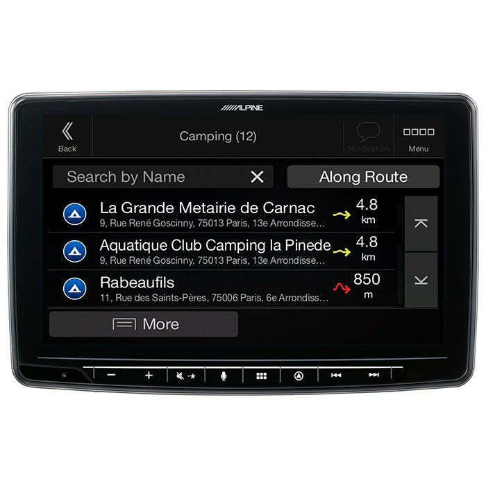 Alpine INE-F904DC Halo9 con navigazione e mappe per camion