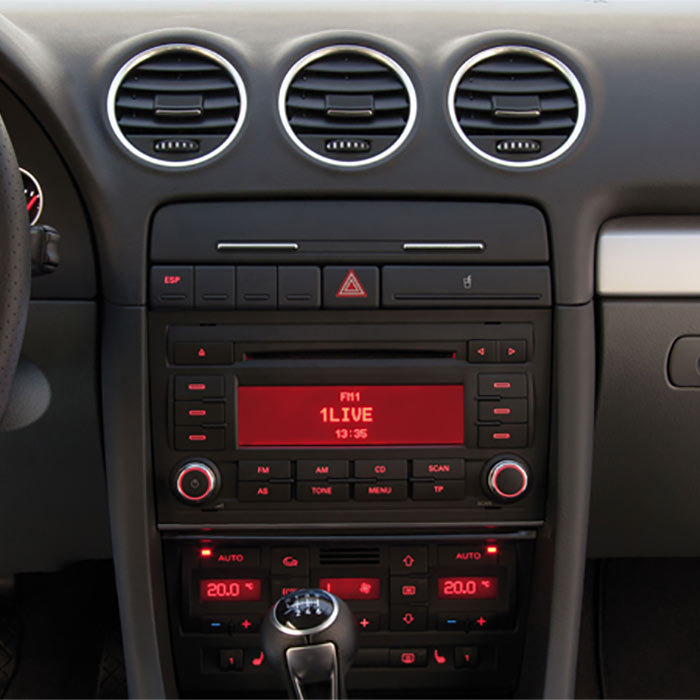 Kit 2-DIN 8" per Audi A4 con display