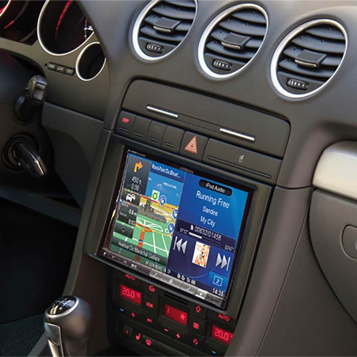 Kit 2-DIN 8" per Audi A4 con display