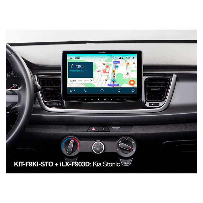 Kit di montaggio Alpine 9" per Kia Stonic 2017->