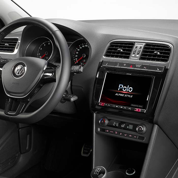 Kit 2-DIN 8" per VW Polo 5/GTI 2014->