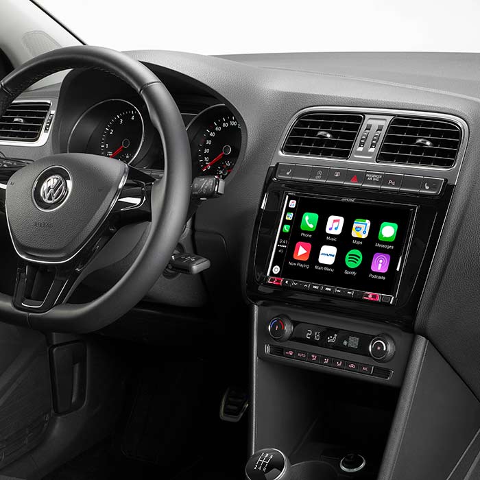 Kit 2-DIN 8" per VW Polo 5/GTI 2014->