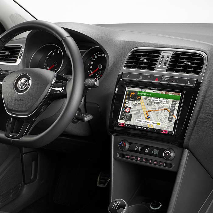 Kit 2-DIN 8" per VW Polo 5/GTI 2014->