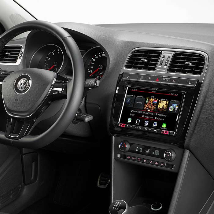 Kit 2-DIN 8" per VW Polo 5/GTI 2014->