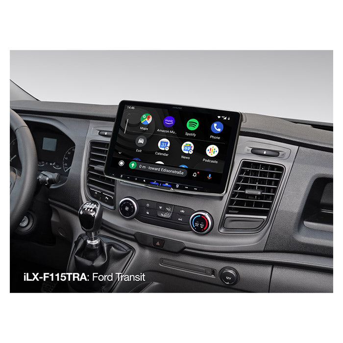 bundle Alpine Halo11 iLX-F115D Transit Custom 2018-