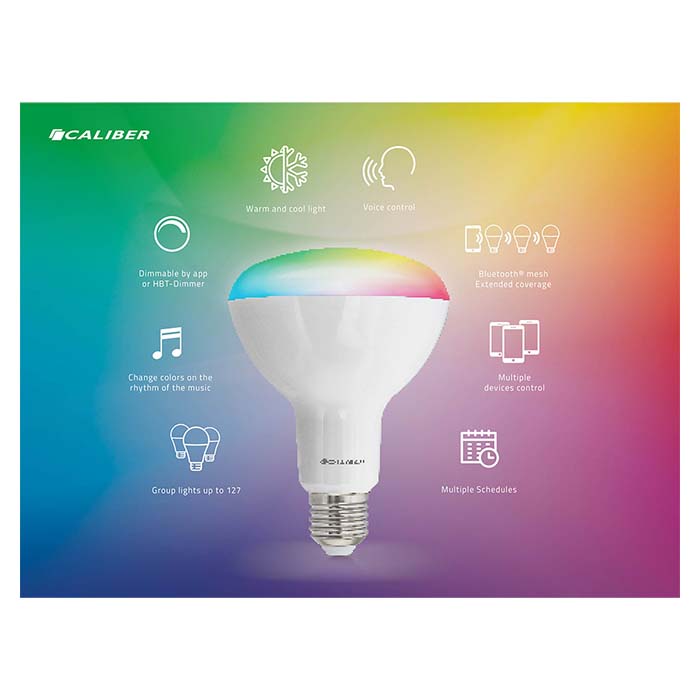Caliber BR30 lampadina LED smart home bianca/multicolore