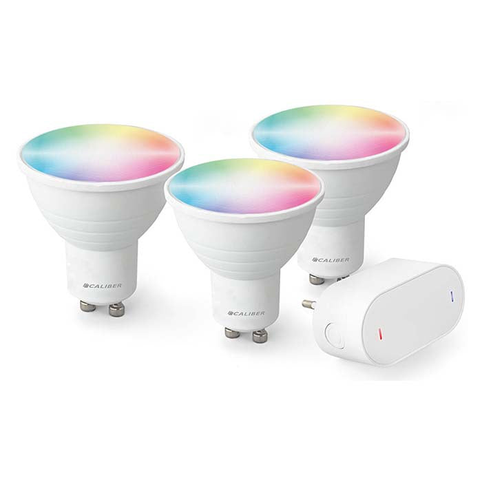 Caliber GU10 Smart Home starter pack di lampadine LED