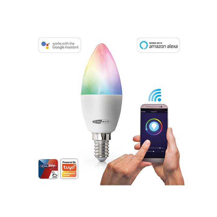 Caliber E14 Smart Home lampadina LED multicolor