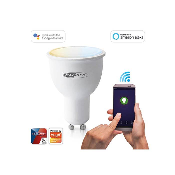 Caliber GU10 Smart Home lampadina LED bianca fredda/calda