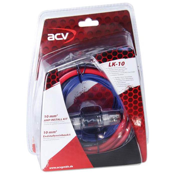 Kit Cavi Amplificatore Auto 2-canali (10mm2)
