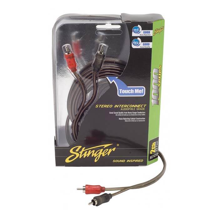 Stinger Cavo RCA Phono 2 x RCA Maschio a 2 x RCA Maschio (3,7m)