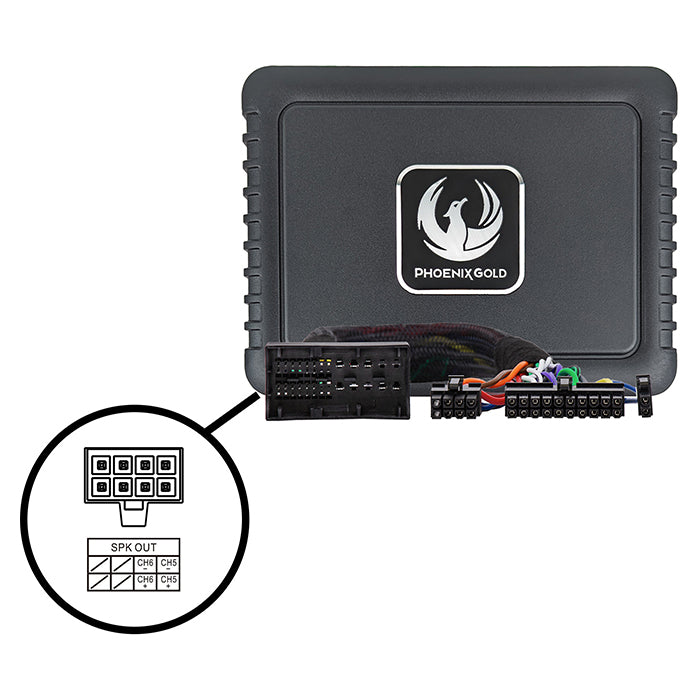 Phoenix Gold kit amplificatore DSP BMW 2005-2019 sistema HIFI