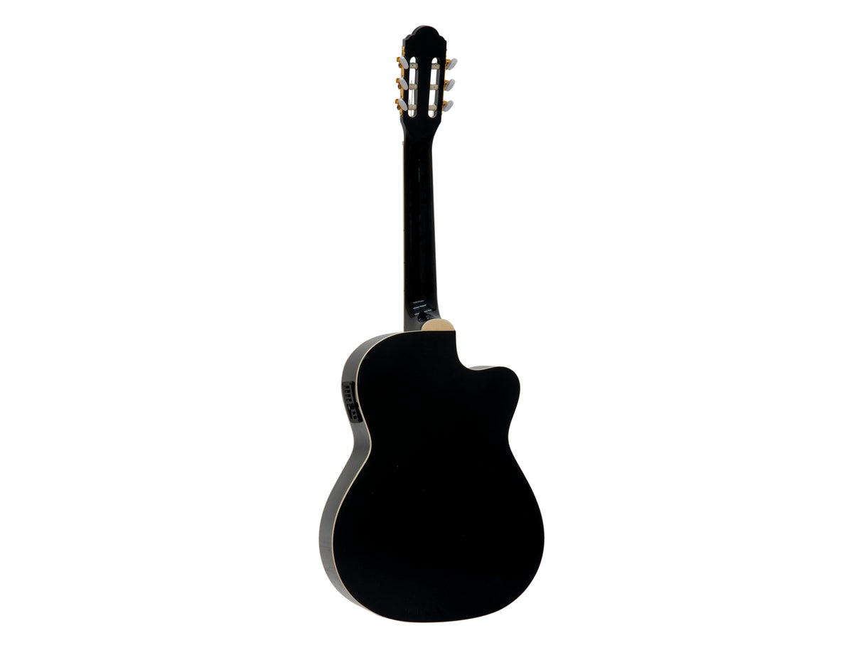DiMavery CN-600L Chitarra classica spagnola (Nero)