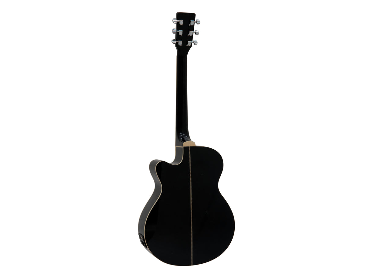 DiMavery AW-400 Chitarra Western (Nero)