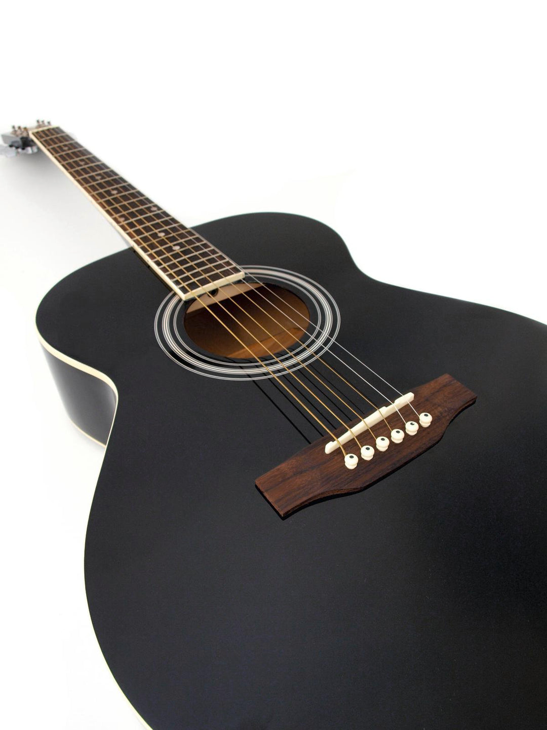 DiMavery AW-303 Chitarra Western - Nero