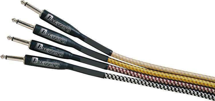 DiMavery Cavo strumento, 3m, Nero/Argento