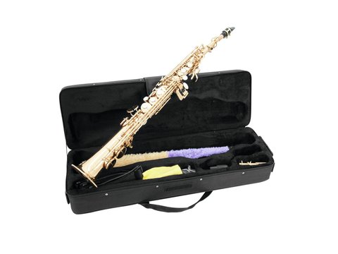 DiMavery SP-10 Bb Sassofono Soprano, Oro