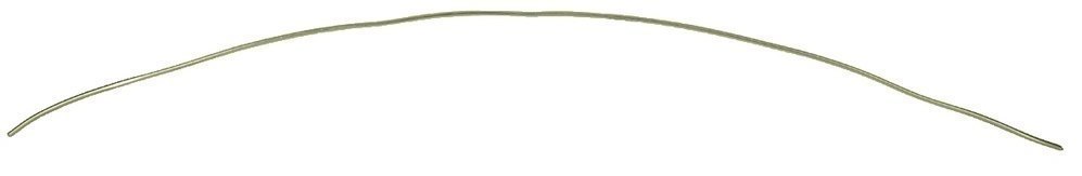GEWA cordino per cordiera di contrabbasso, filo di ottone, 60 cm