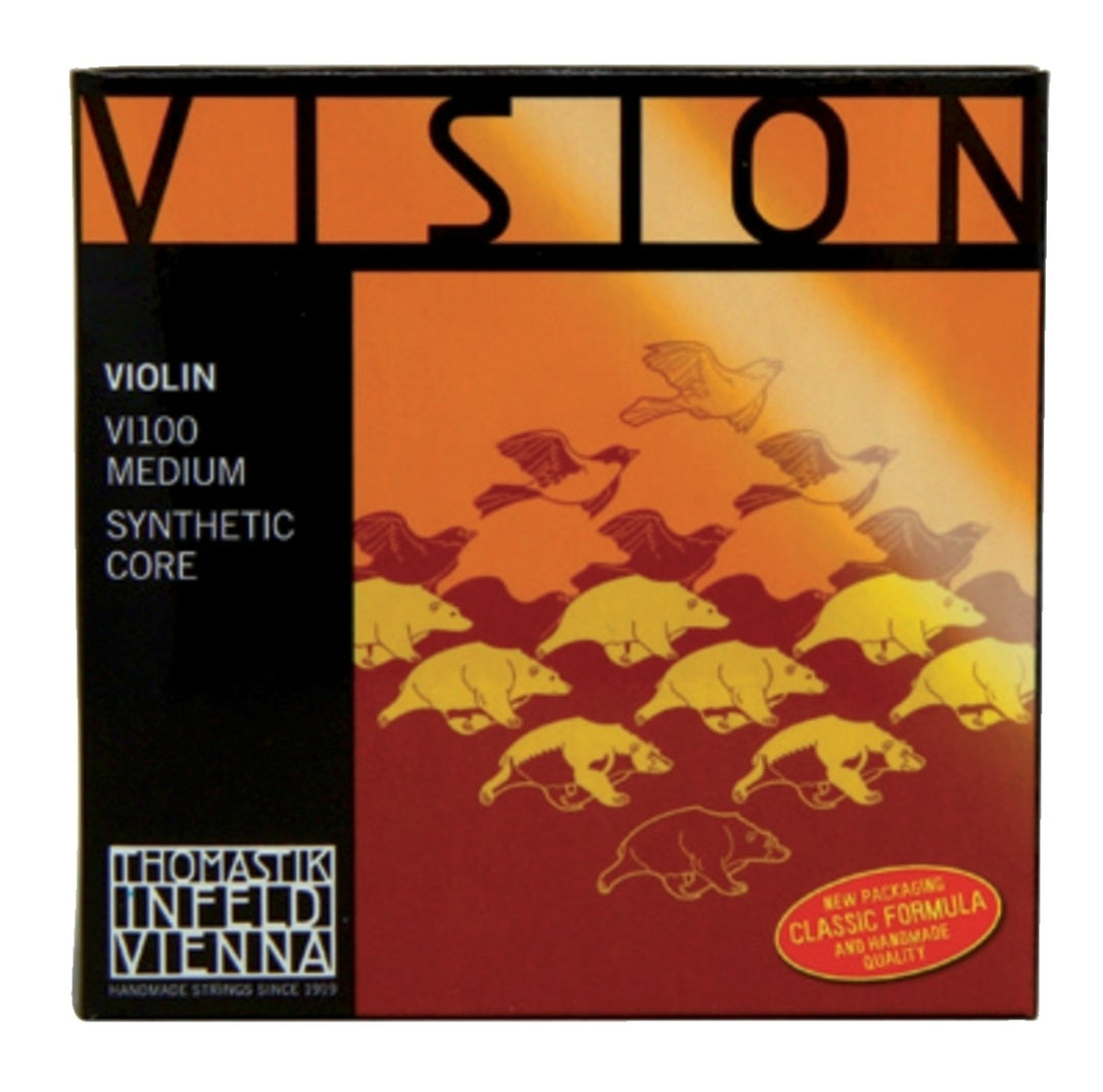 Thomastik-Infeld corde per Violini Vision con anima sintetica - D avvolta in argento (VI031/8)