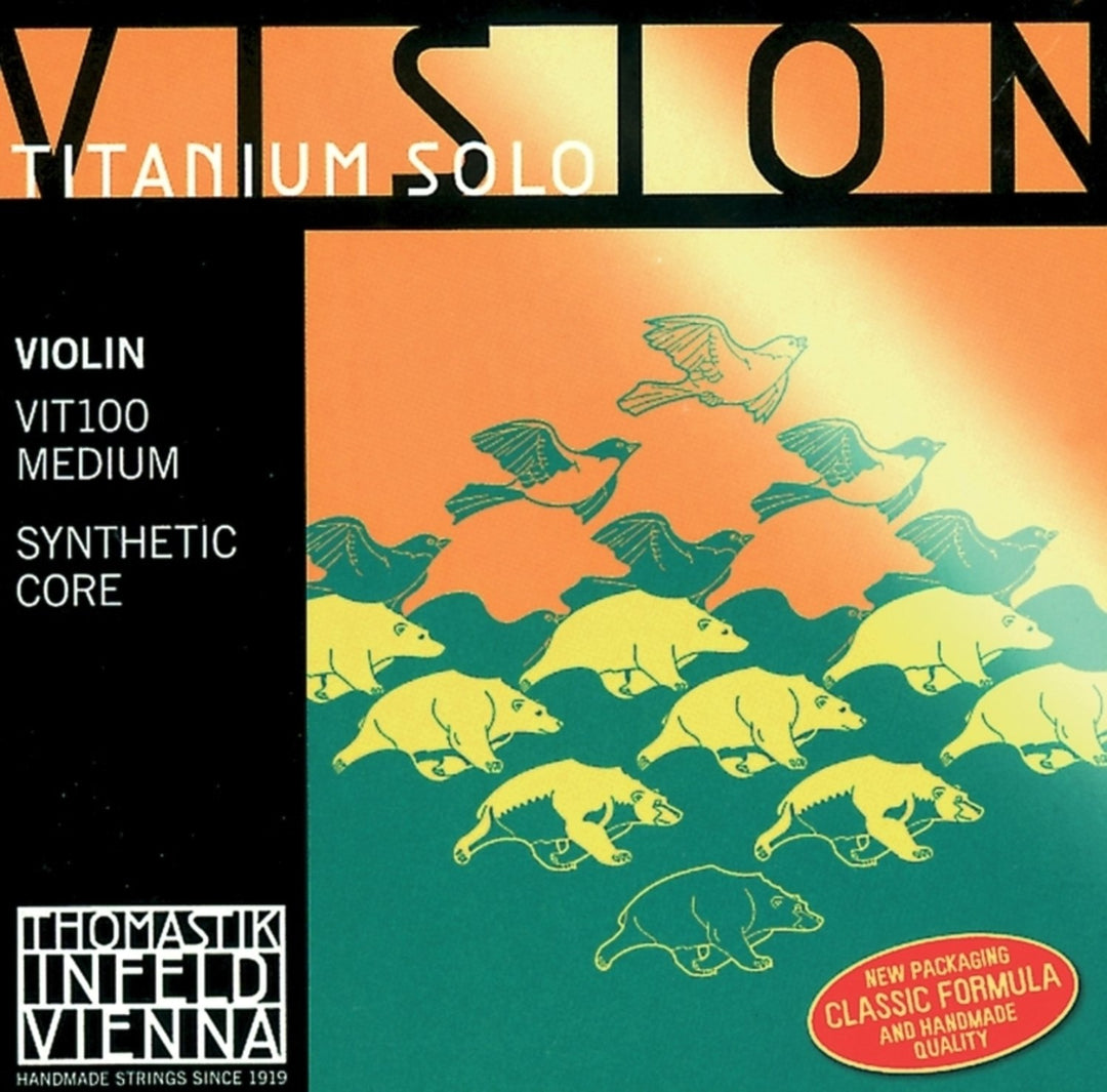 Thomastik-Infeld corde per Violini Vision Titanium solo con anima sintetica - Medium (VIT01)