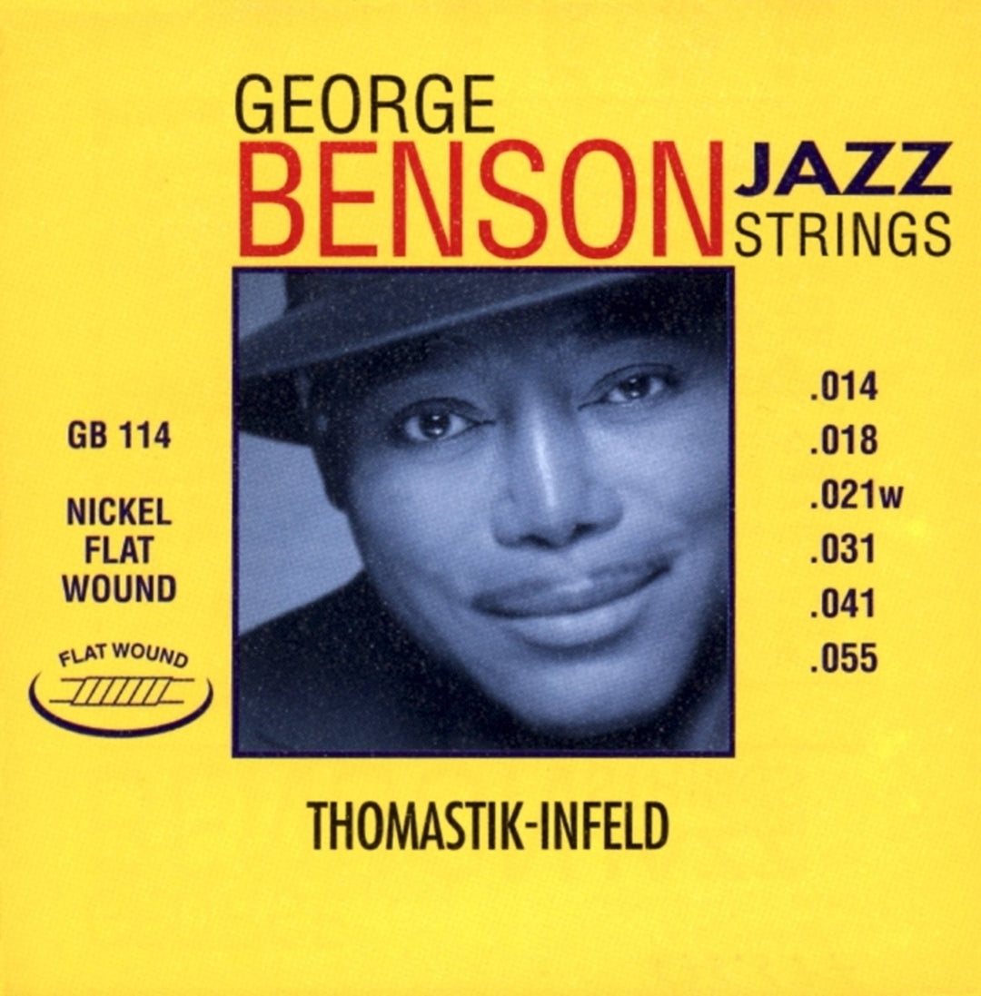 Thomastik-Infeld Corde per Chitarre elettrica George Benson Jazz Guitar - E6 .055fw (GB55)