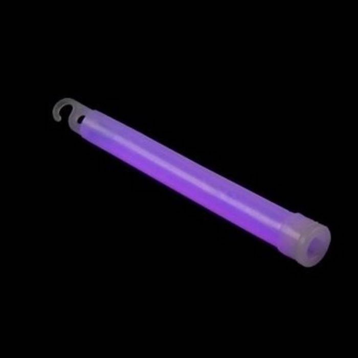 25 pezzi di bastoncini luminosi 6'' con cordino (Viola)