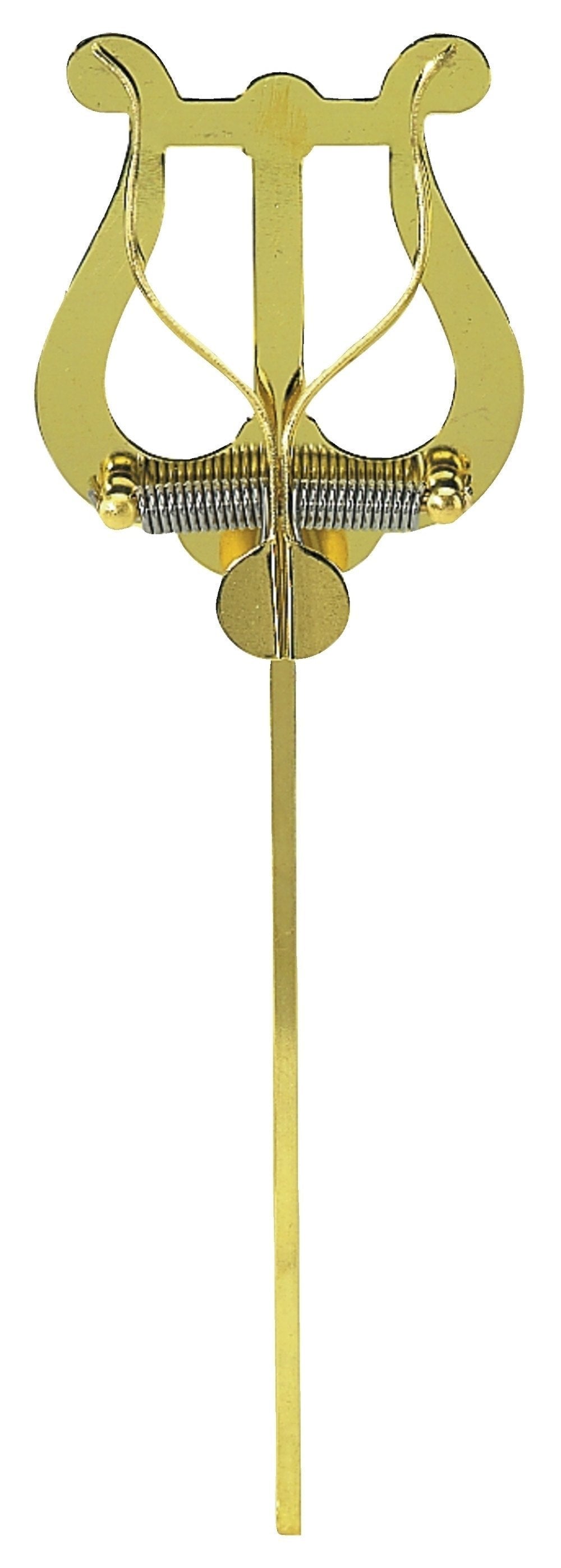 GEWA lira, medium, ottone giallo, 2 portapartiture