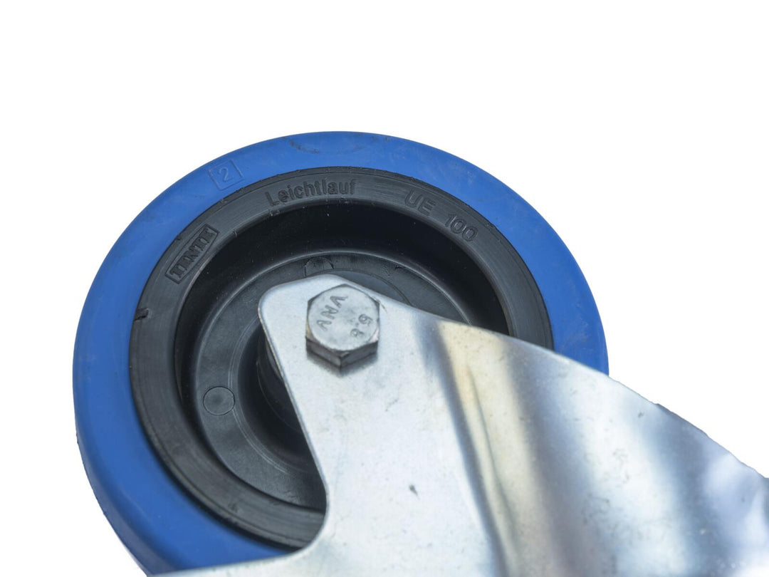 ROADINGER Rotella girevole 100mm BLUE WHEEL light azzurro