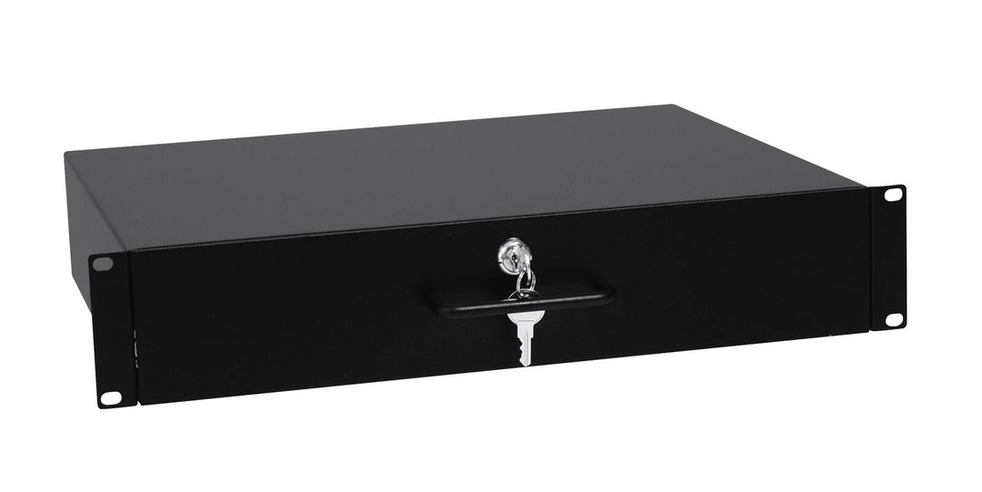 OMNITRONIC Cassetto rack con serratura 2U