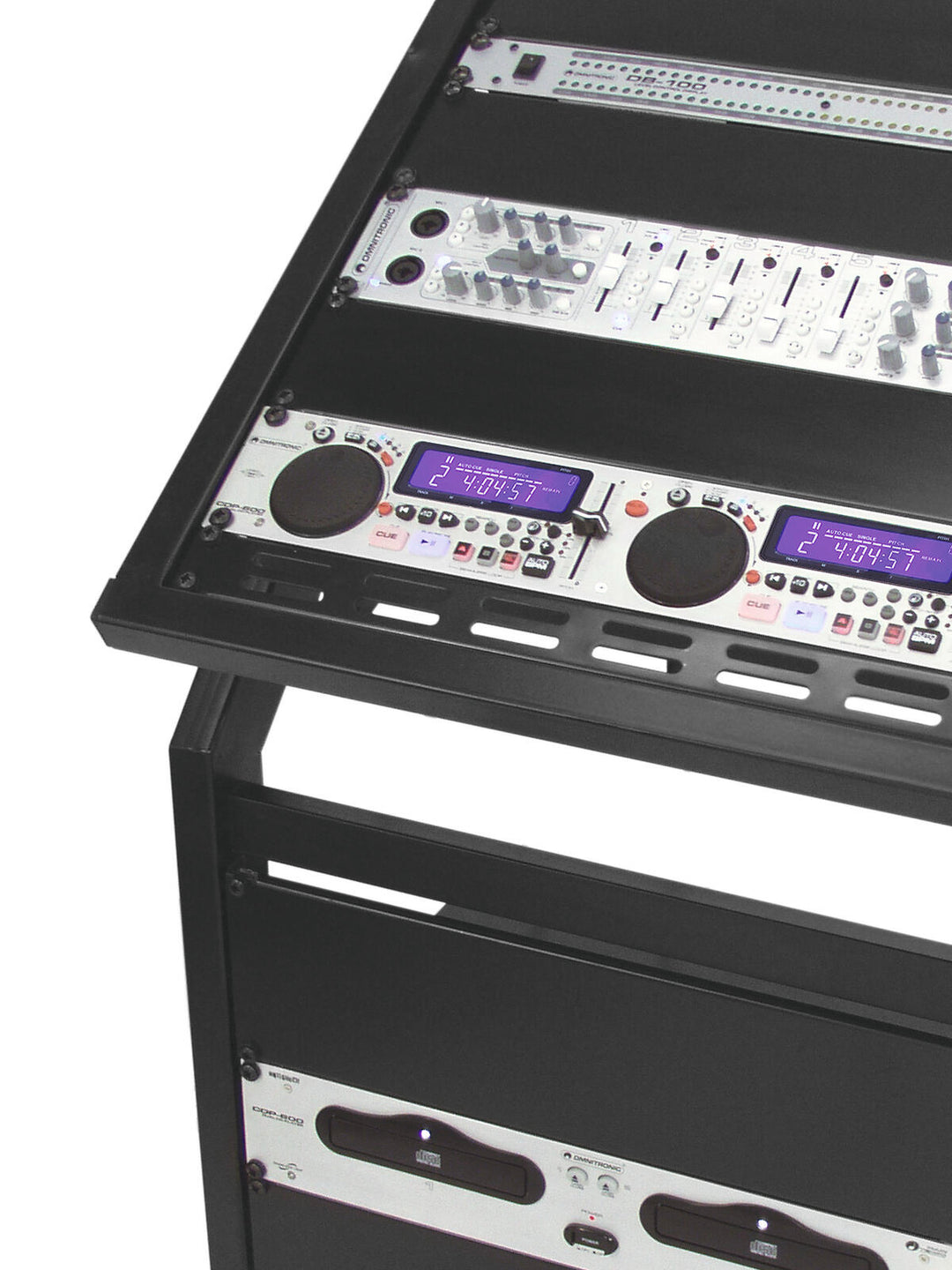 OMNITRONIC Supporto rack 12U/10U regolabile su ruote