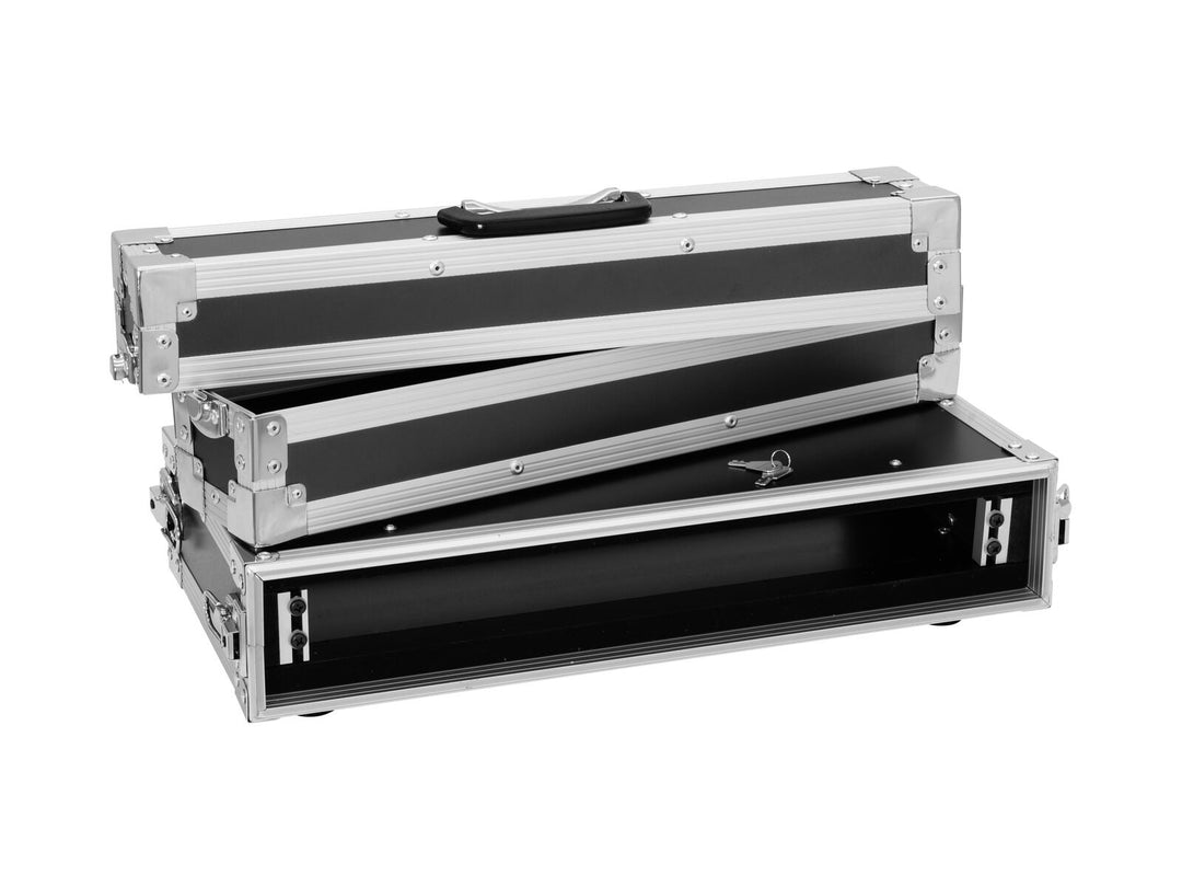 ROADINGER Effect Rack CO DD, 1U, 24cm di profondità, nero
