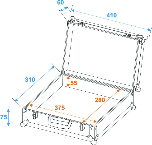 Microfoni Flightcase Road 7 (Nero)