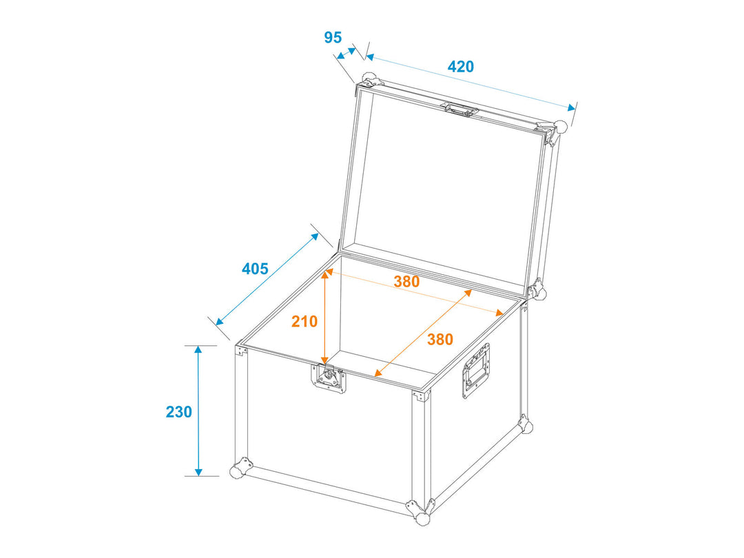 ROADINGER Custodia universale da trasporto 40x40x30cm