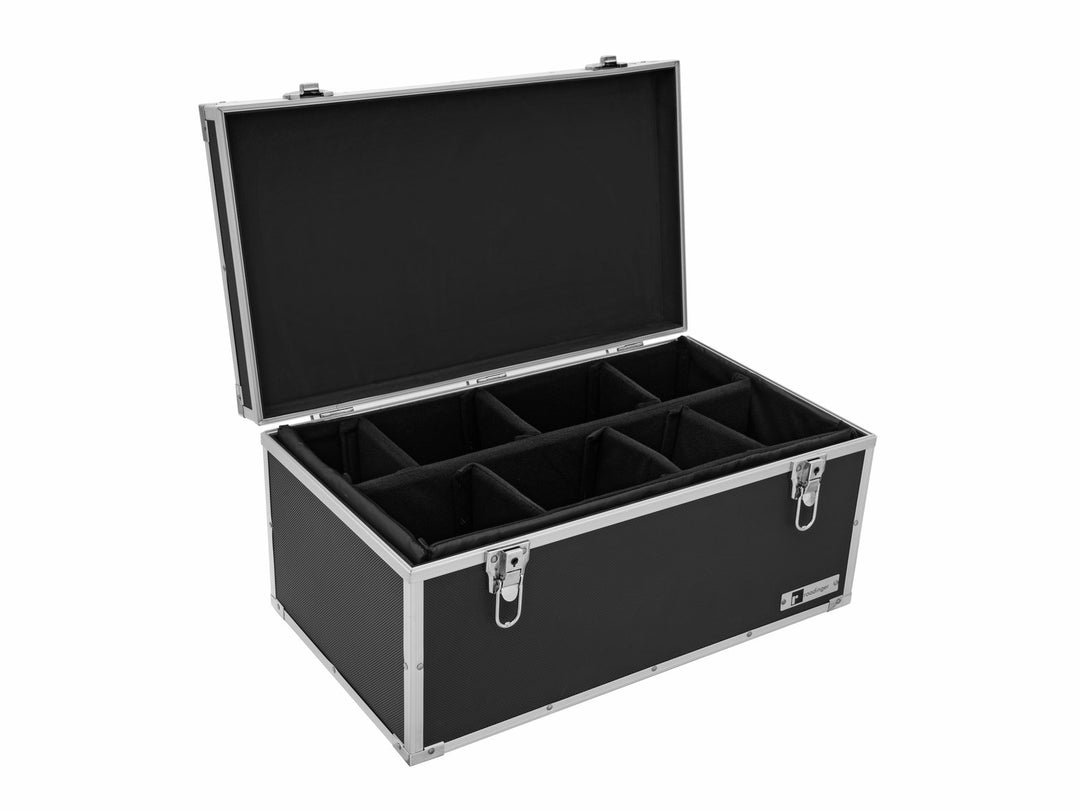 Roadinger Flightcase con Divisione in Schiuma (53,8 x 29 x 28cm)