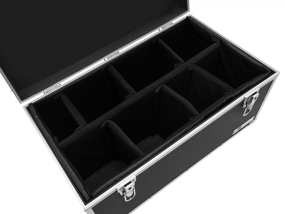 Roadinger Flightcase with foam divider (W:53,8 x D:29 x H:28cm)