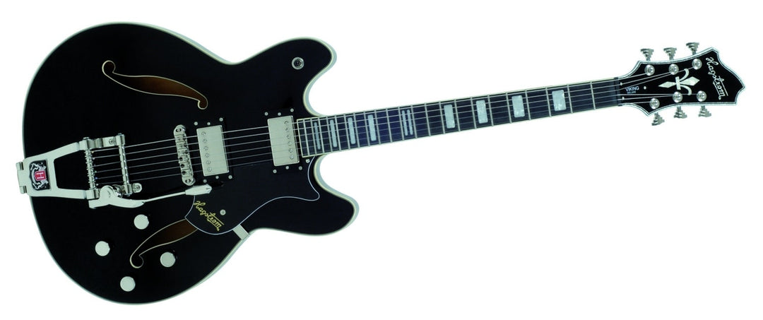 Hagstrom Tremar Viking Deluxe Nero