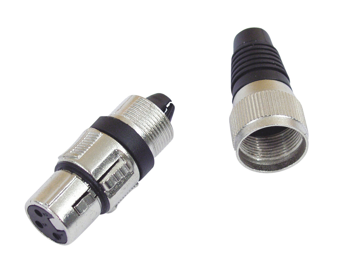OMNITRONIC Presa XLR a 3 pin bk 10x