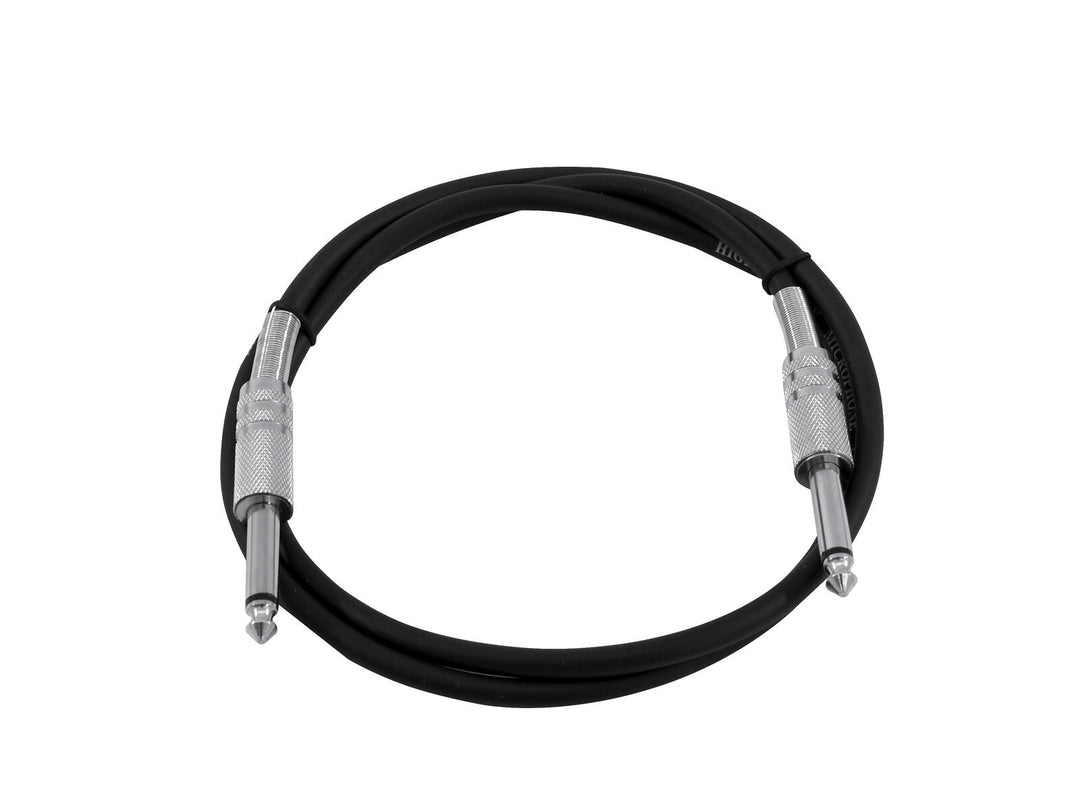 OMNITRONIC Cavo Jack 6.3 mono 1.5m bk
