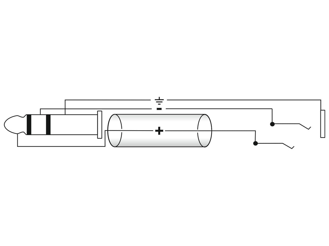 OMNITRONIC prolunga jack stereo 6.3 3m bk