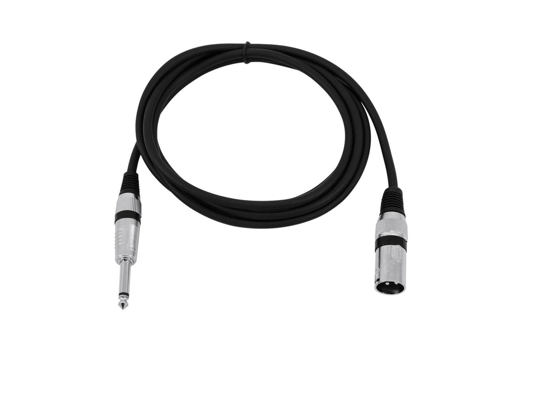 OMNITRONIC Cavo adattatore XLR(M)/Jack mono 2m bk