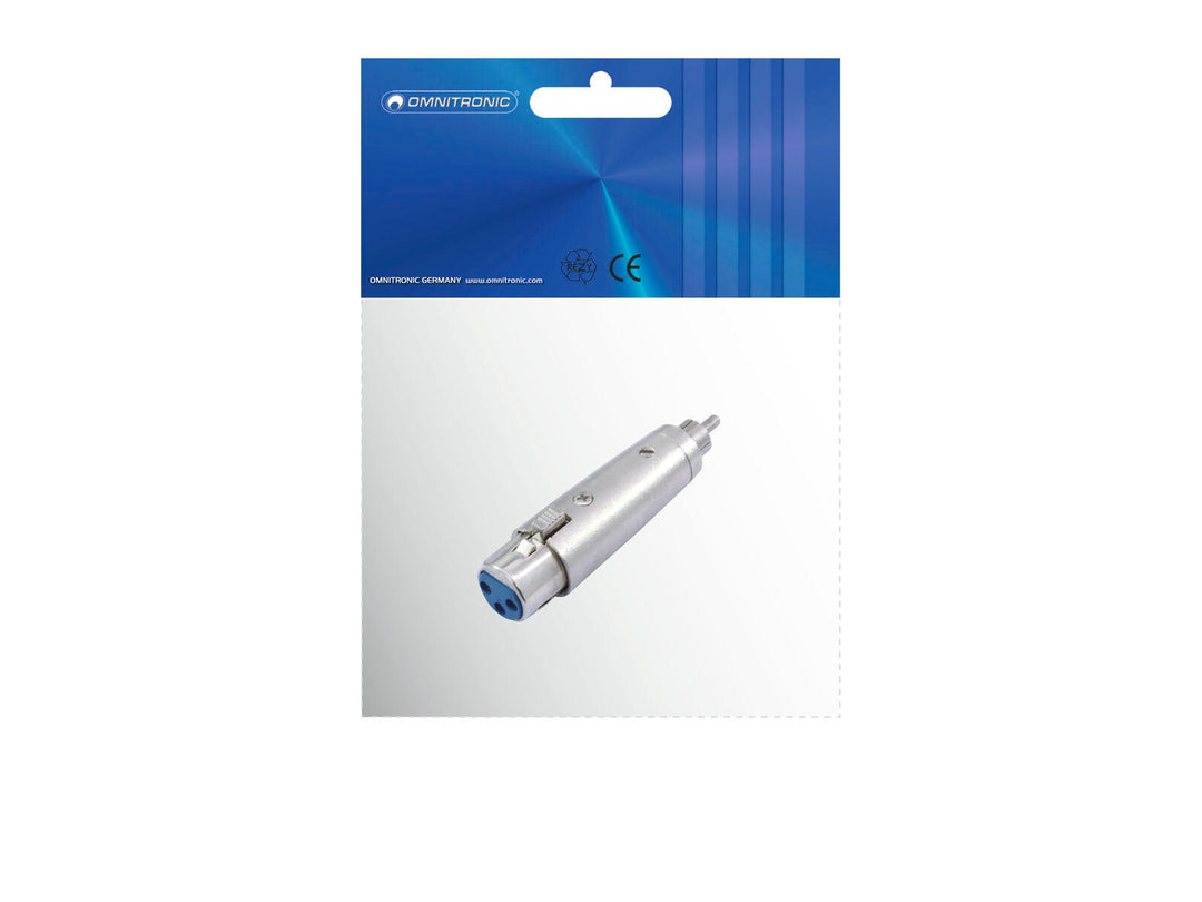 OMNITRONIC Adattatore RCA(M)/XLR(F)