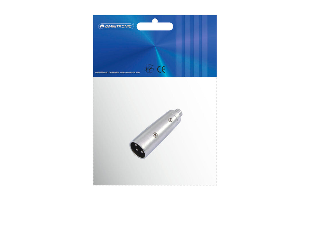 Adattatore OMNITRONIC RCA(F)/XLR(M)