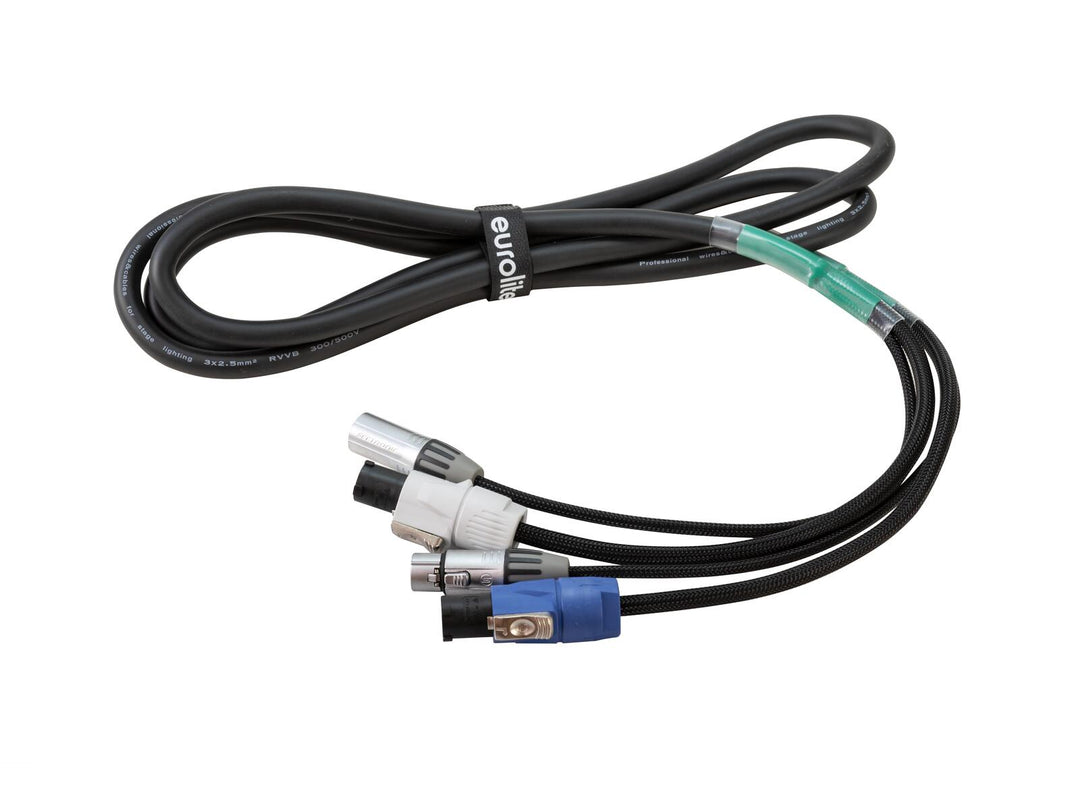 EUROLITE Cavo combinato DMX P-Con/XLR a 3 poli 3m