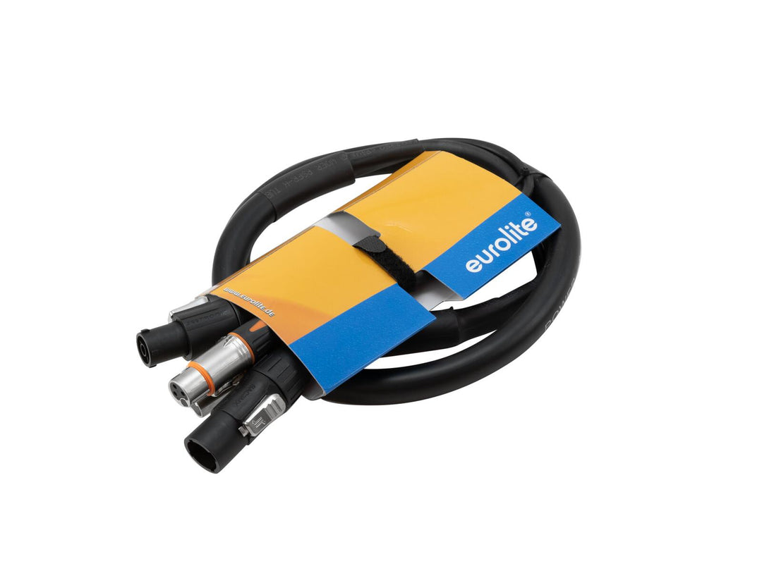 EUROLITE Combi Cable DT-2 DMX IP T-Con/XLR 3-pin 1.5m