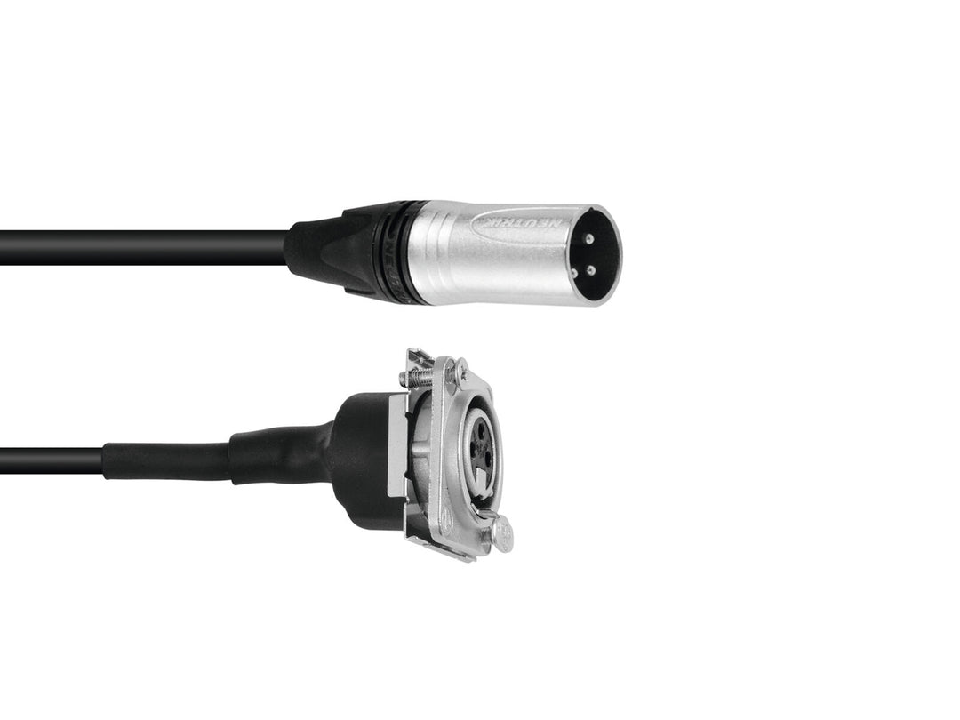 PSSO Cavo patch XLR(M)/XLR(F) S 1m bk